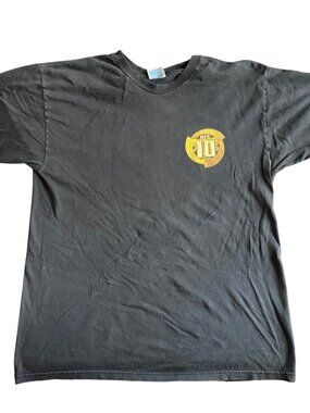 Vintage Marvel Hanes Heavyweight Superhero Graphic Tee Black XL